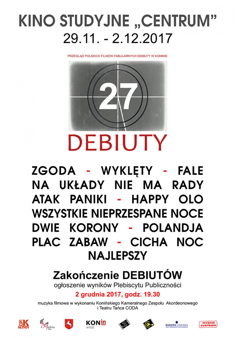 27. DEBIUTY filmowe