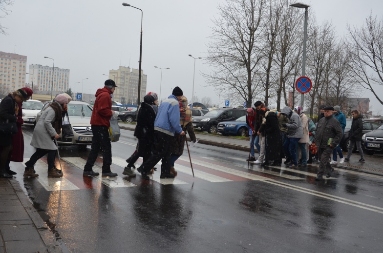 Czy kierowcy zwracają uwagę na pieszych? Sprawdzali to dziś licealiści z „dwójki”