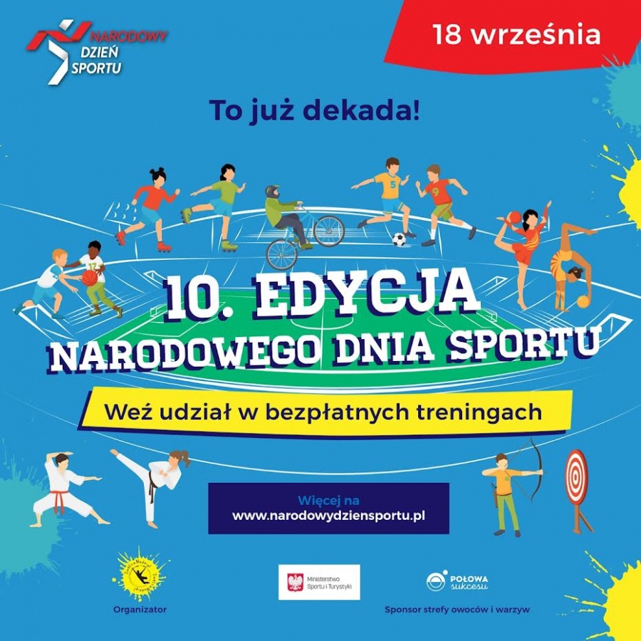 Zapraszają na Narodowy Dzień Sportu w Koninie