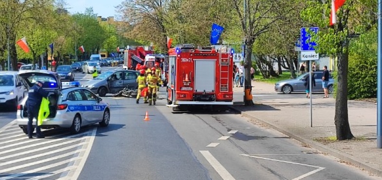 Wypadek na Alejach