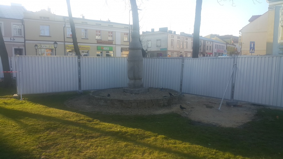 Skanowanie laserowe Konińskiego Słupa Drogowego. Stworzą wersję 3D naszego zabytku 