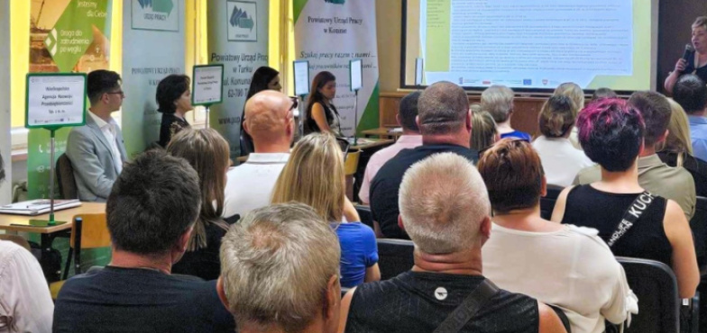 Na spotkaniu w Powiatowym Urzędzie Pracy w Koninie mówili o projekcie dla górników