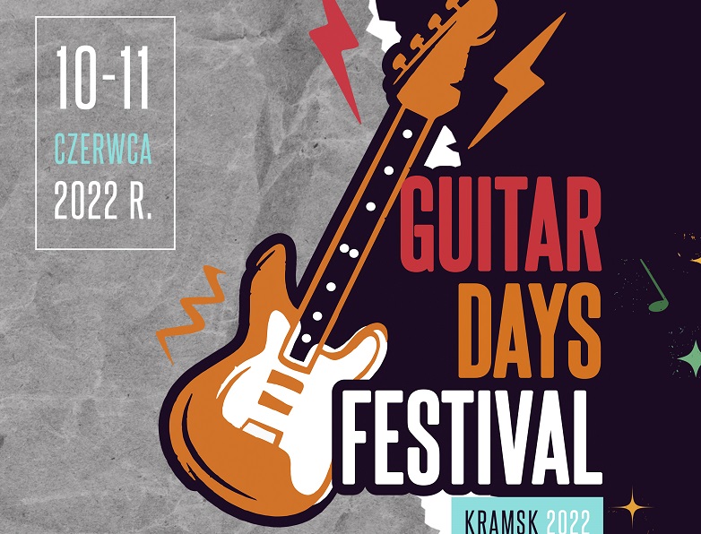 Będzie rockowo w amfiteatrze. Guitar Days Festival Kramsk 2022