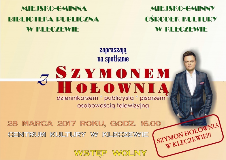 Szymon Hołownia przyjedzie do Kleczewa. Kiedy będzie można się z nim spotkać?