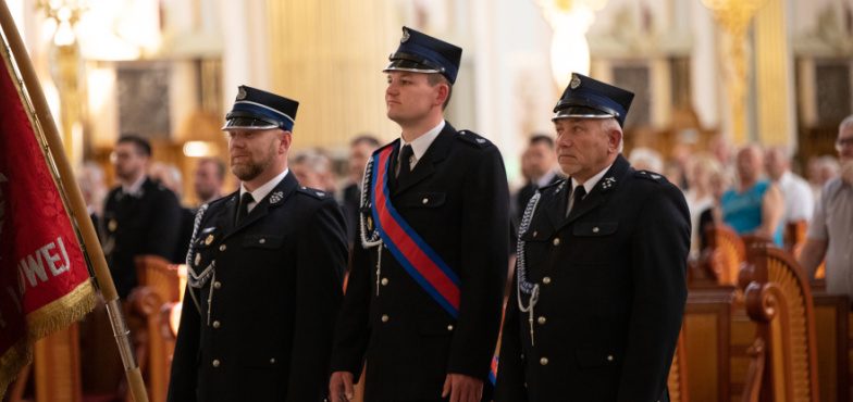 Dzień strażaka w licheńskiej bazylice 