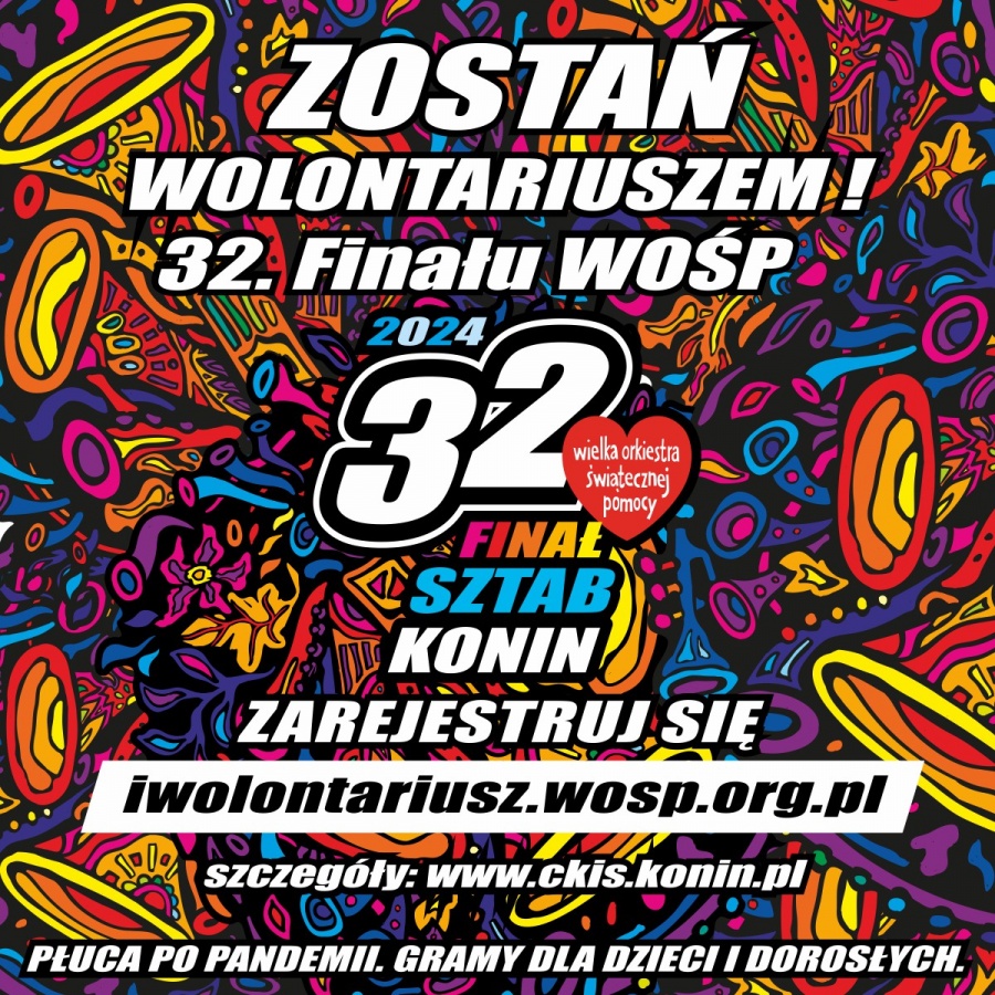 Koniński sztab WOŚP zaprasza do wspólnego grania!