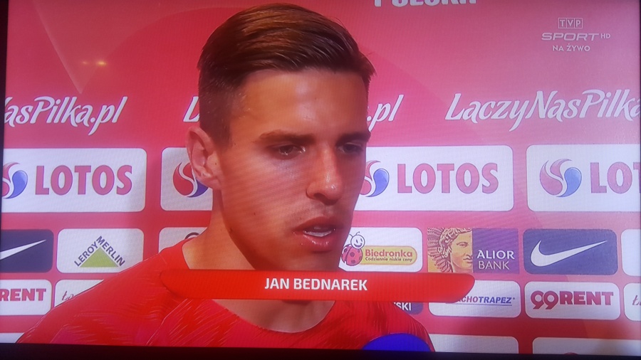 Jan Bednarek w wyjściowym składzie na mecz z Kolumbią 