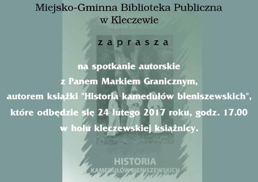 W kleczewskiej bibliotece przedstawią kamedułów