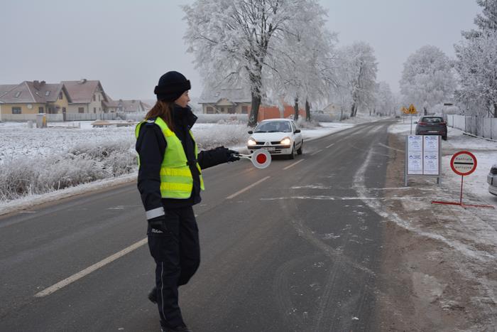 W Woli Podłężnej kierowcy jeżdżą za szybko! Policjanci kontrolowali prędkość i trzeźwość  