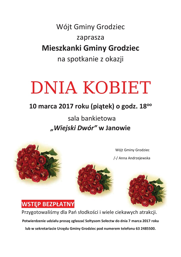 Słodki Dzień Kobiet dla pań z Grodźca 