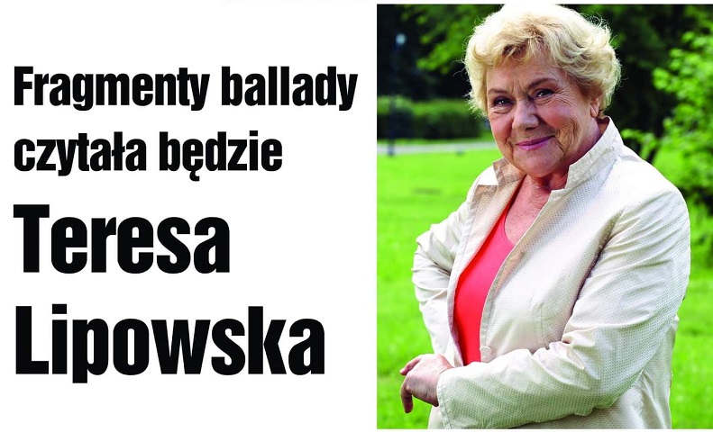 Spotkanie ze znaną aktorką już w sobotę. Przeczyta balladę mieszkańcom Goliny
