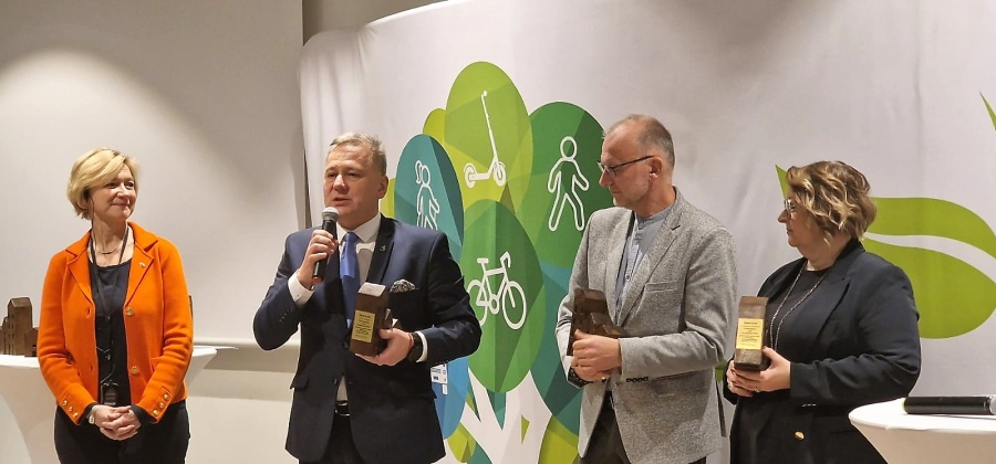 Prezydent odebrał statuetkę w imieniu wszystkich mieszkańców 