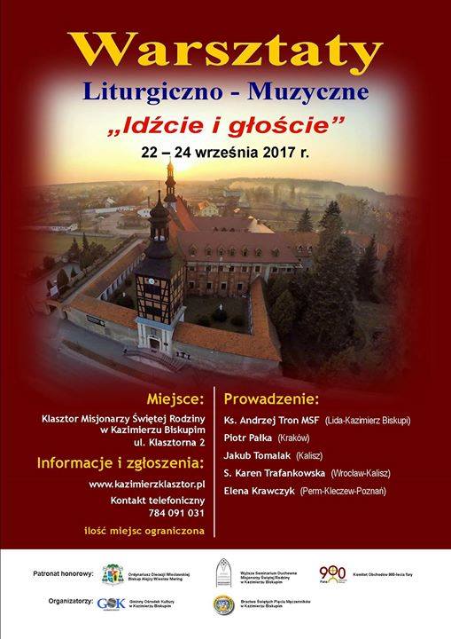 Warsztaty liturgiczno – muzyczne w Kazimierzu 