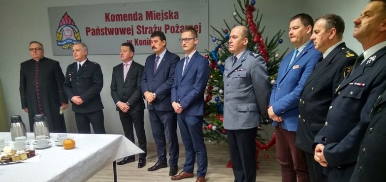 Spotkanie wigilijne u strażaków. Komendant podziękował za sumienną służbę  