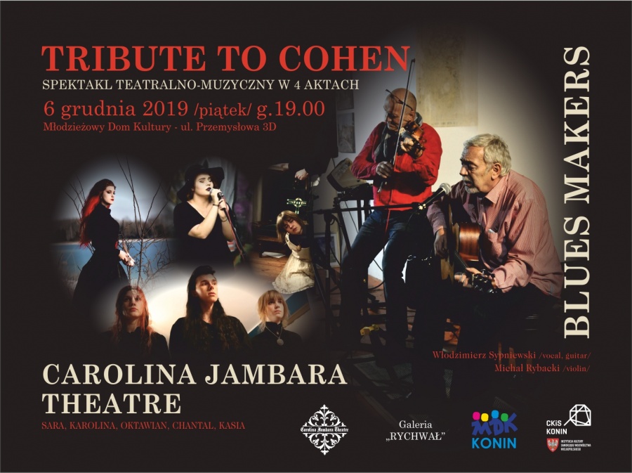 „Tribute to Cohen”. Spektakl teatralno-muzyczny już jutro w MDK-u 