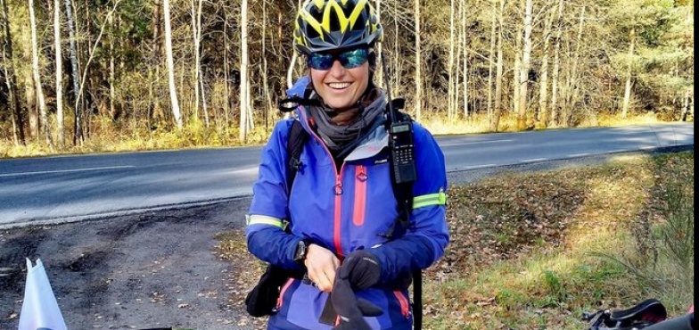 Konin na trasie rajdu rowerowego polskiej himalaistki i podróżniczki 