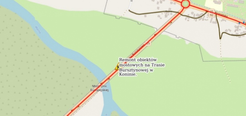 Utrudnienia w ruchu na Trasie Bursztynowej. Jak długo potrwają? 