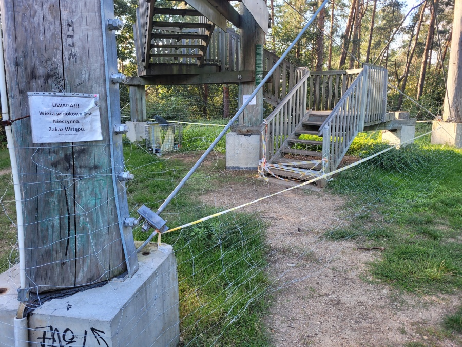 Kilka tygodni potrwa wykonanie ekspertyzy na Złotej Górze. Wieża widokowa w wakacje zamknięta? 
