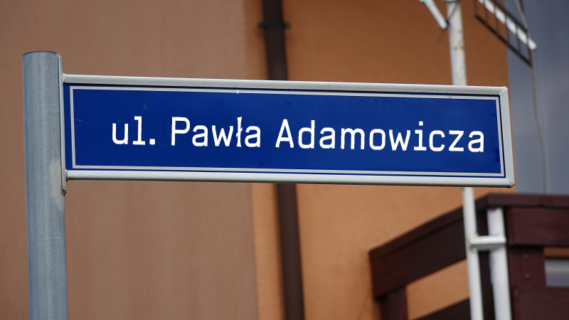 Prezydent Korytkowski o ulicy Pawła Adamowicza w Koninie 