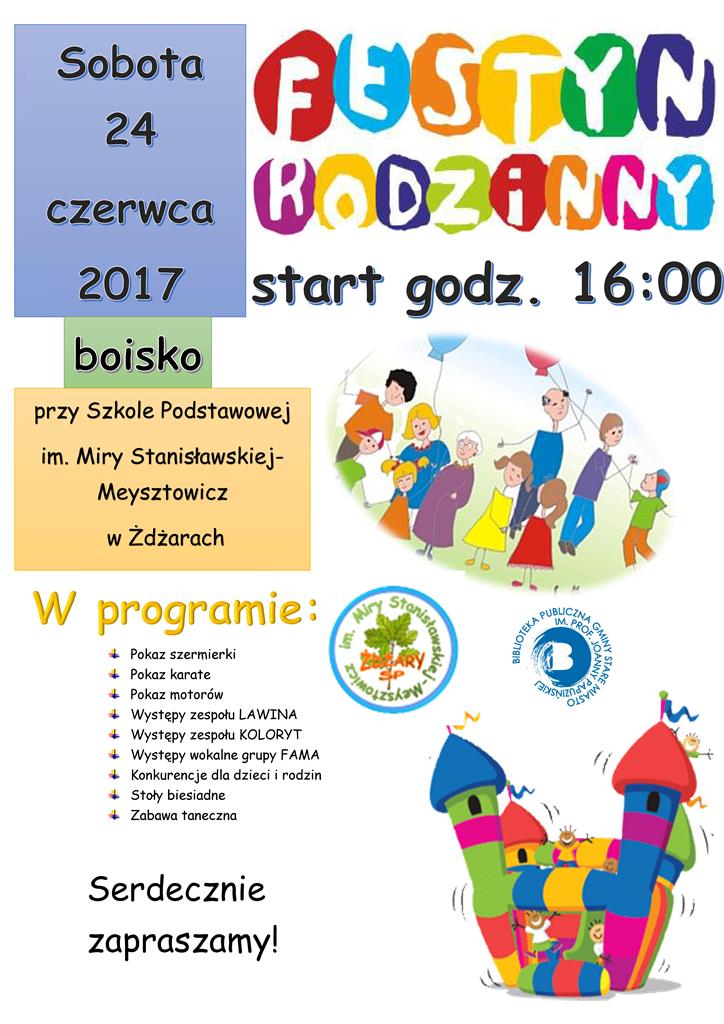 Rodziny świętować będą w Żdżarach 