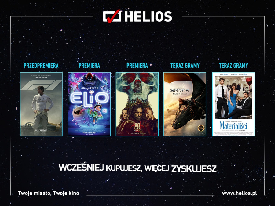Czerwcowy repertuar premier kina Helios
