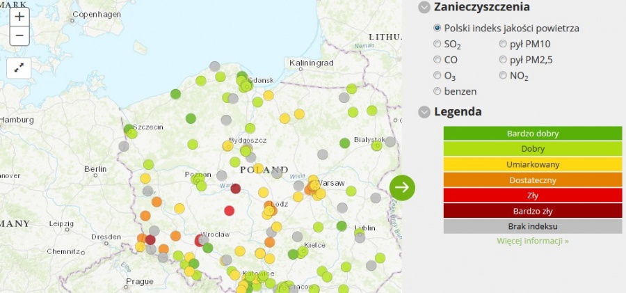 Jakość powietrza w Koninie bardzo zła. Rekordowe przekroczenie poziomu szkodliwego pyłu