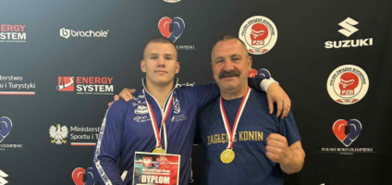 Kajetan Bajzert mistrzem Polski do lat 18. Sukcesy zawodników sportów walki