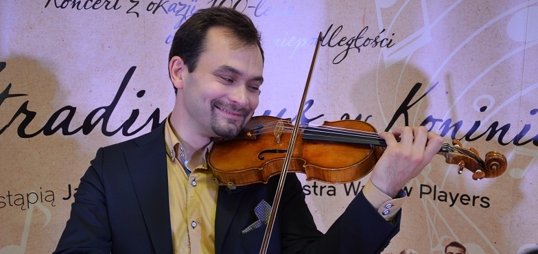 „Polonia” – tak nazywają się skrzypce Stradivariusa, na których gra Janusz Wawrowski 