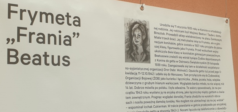„Bojownicy i bojowniczki z Poznania i Wielkopolski w żydowskim ruchu oporu”. Wśród nich są osoby z Konina 