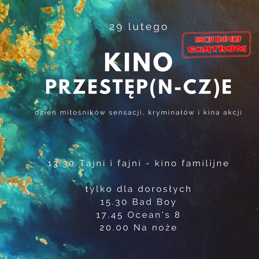 W tym roku mamy o dzień więcej. Z okazji 2 lutego - kino przestęp(n-cz)e