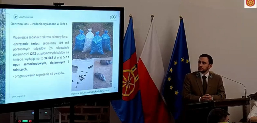 Nadleśnictwo podsumowało rok. Ponad 5 ton opon trafiło do lasu 