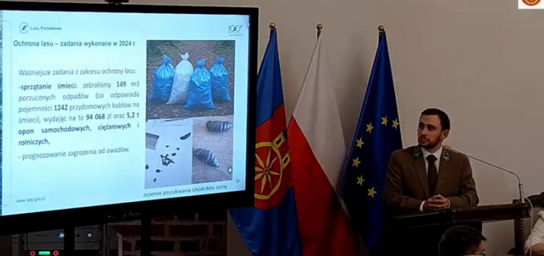 Nadleśnictwo podsumowało rok. Ponad 5 ton opon trafiło do lasu 