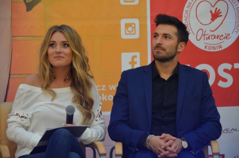 Marcelina Zawadzka i Rafał Maślak przyjechali do „Ferio”. Szukają modeli i modelek 