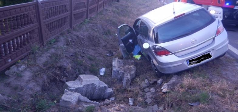 Zderzyły się dwa samochody. Wypadek w Grzegorzewie
