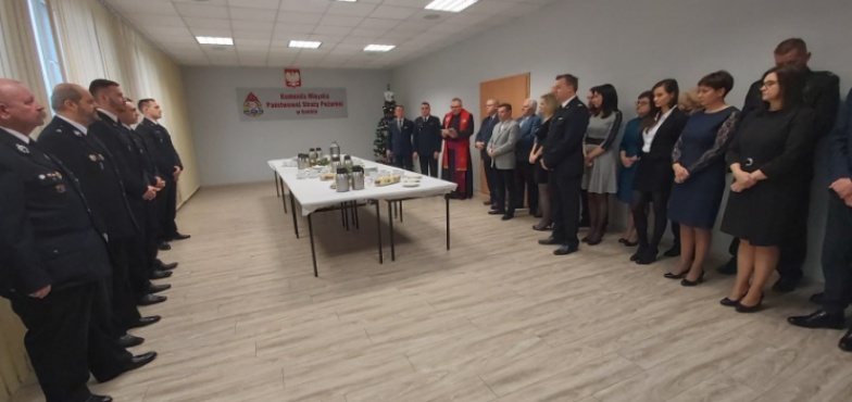 Wigilia u strażaków. Podziękowano za sumienną służbę