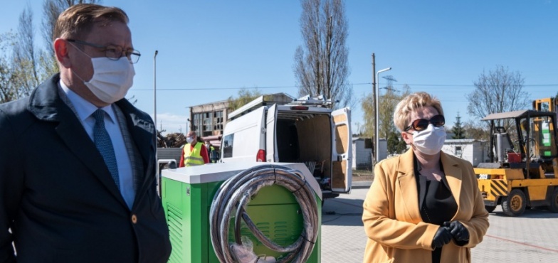 Trzy ładowarki do autobusów elektrycznych w zajezdni MZK 