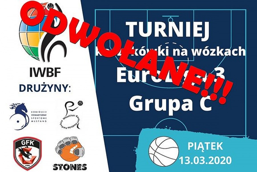Nie będzie turnieju koszykarskiej EuroLigi w Kole. Imprezę odwołano z powodu koronawirusa