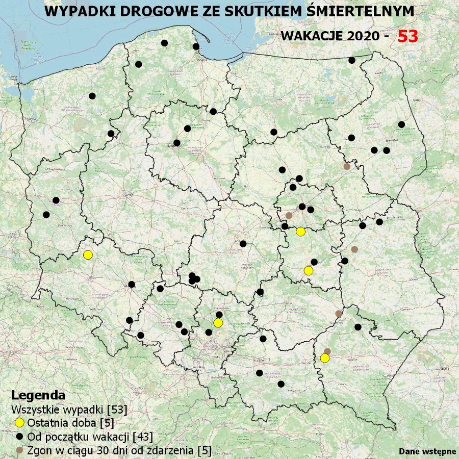 Czarnych punktów przybywa. U nas na razie spokój