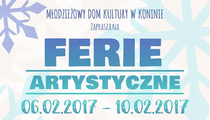 W poniedziałek ruszają zapisy na artystyczne ferie w MDK-u