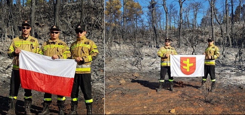 Strażacy z naszego regionu są już w Grecji. Pomagają w akcji ratowniczo-gaśniczej