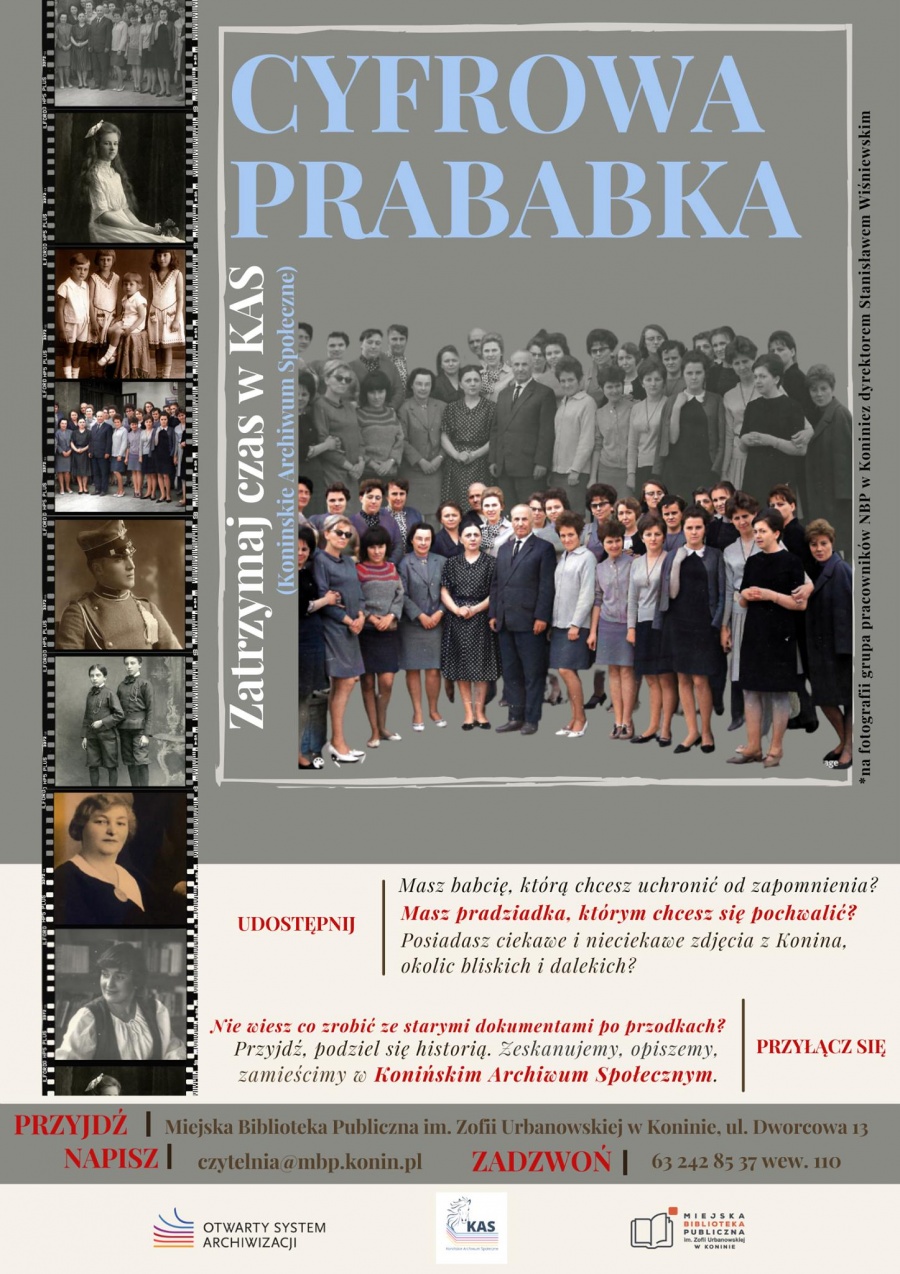 „Cyfrowa Prababka”. Zatrzymaj czas w Konińskim Archiwum Społecznym