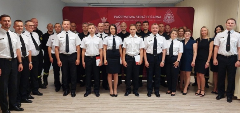 Mianowani na wyższe stanowiska. Uroczystość w konińskiej straży