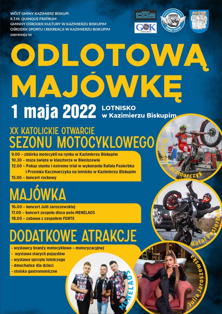 Kazimierz Biskupi zaprasza na „Odlotową Majówkę”