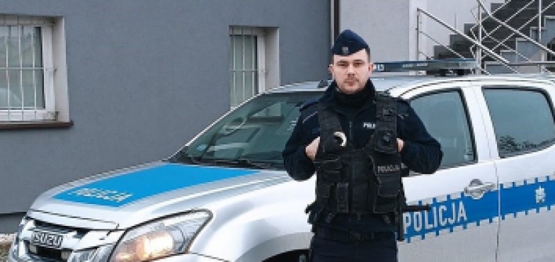 Po służbie zatrzymał pijaną bez prawa jazdy