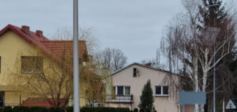 Dziewięć słupów z energooszczędnym źródłem światła. Inwestycja zakończona