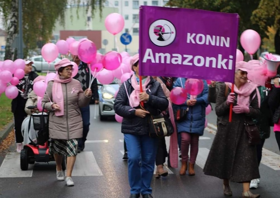 Konińskie Amazonki zapraszają. Marsz Różowej Wstążki