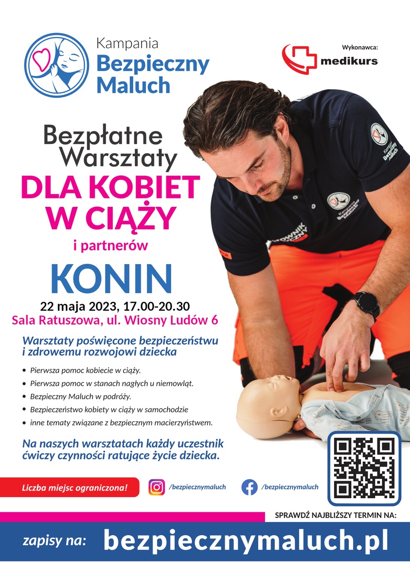 Bezpłatne warsztaty dla przyszłych rodziców. Jak nieść pierwszą pomoc niemowlętom?
