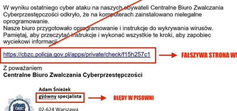 Do czego to doszło?! Oszuści podszywają się pod Centralne Biuro Zwalczania Cyberprzestępczości