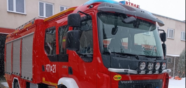 Strażacy otrzymali nowy samochód ratowniczo-gaśniczy