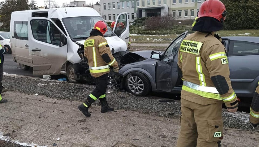 Wypadek na ulicy 600-lecia. Jedna osoba poszkodowana